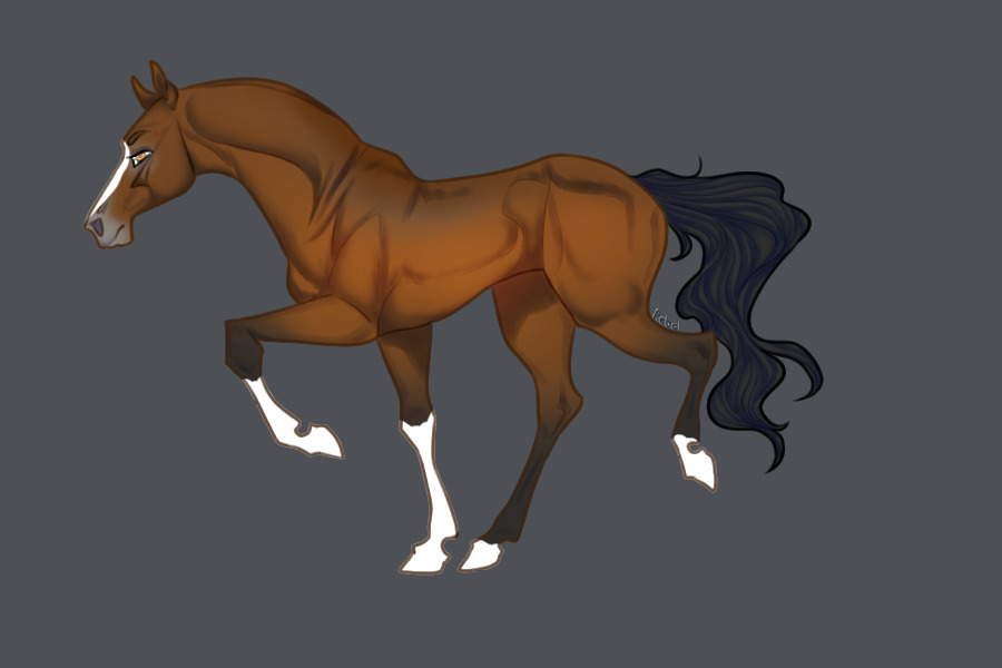 I haven't designed a horse in so long