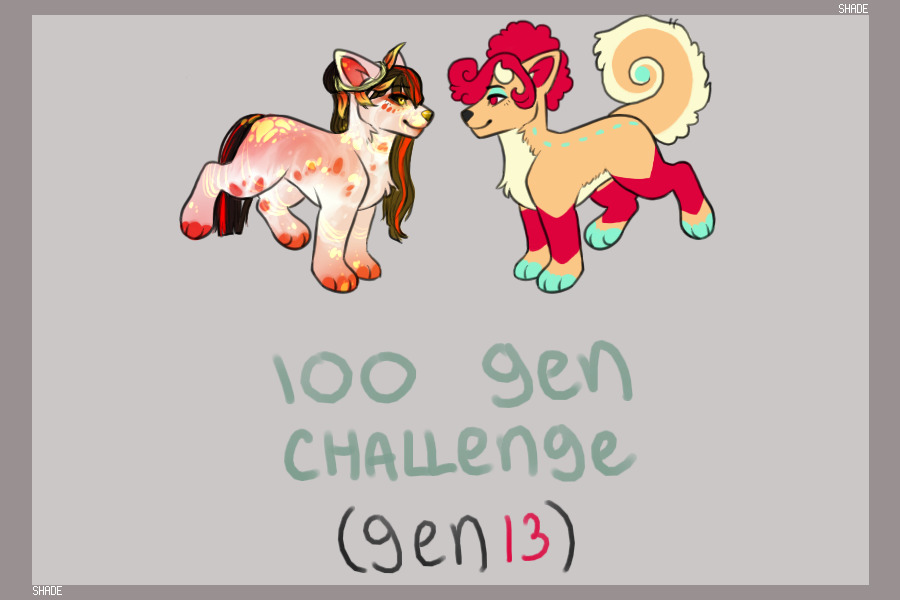 100 Gen Challenge: Possible Gen 13