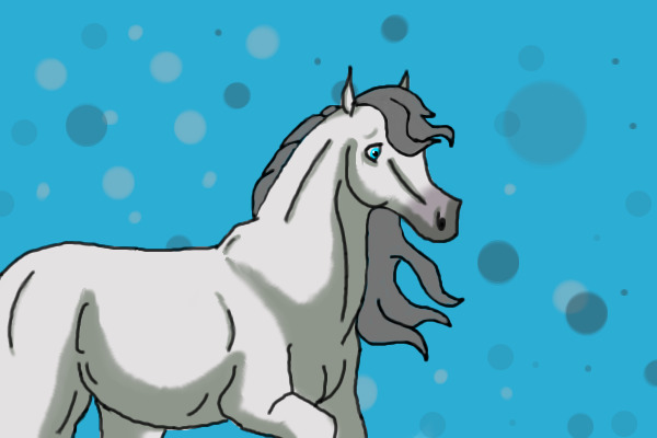 White mare