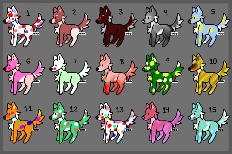 15 Dog Adopts (15/15 OPEN)