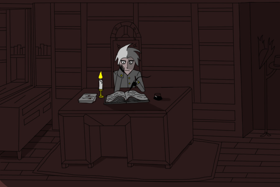 the old study