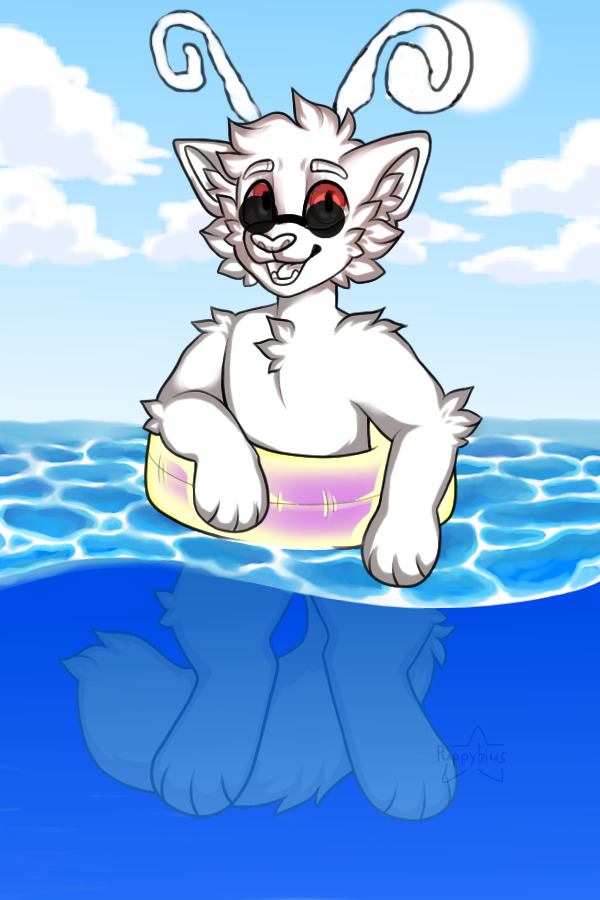 Albino alien wolf thing :D