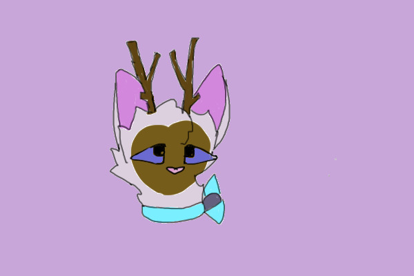 Reindeer cat drawing which failed