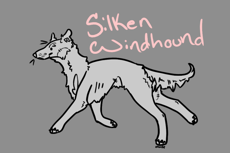 Silken Windhound Editable