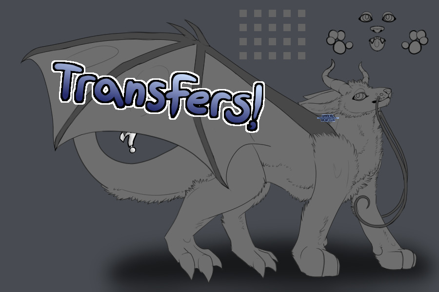Wolf-dragons Transfers!