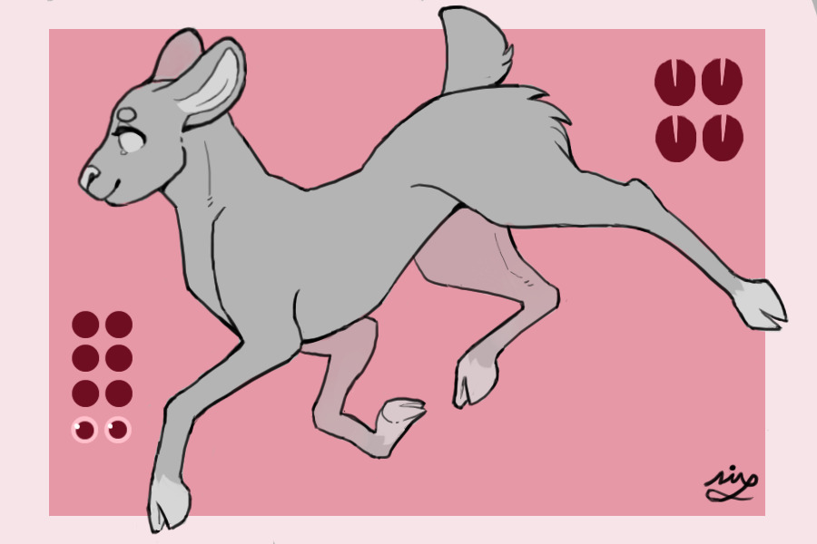 Editable Deer Reference Sheet!