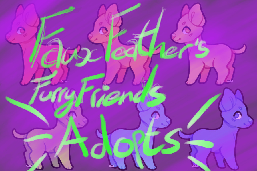 FauxFeather’s Furry Friends Adopts