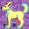 Spectra the colorful dog/cat?
