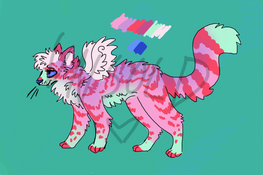 Pink winged kitty OTA
