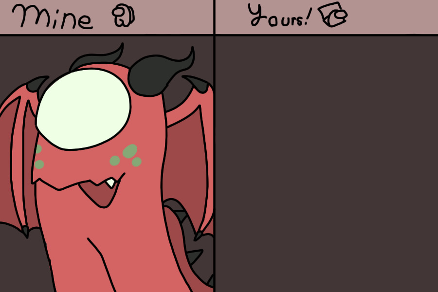 mine vs yours - dragonfruit/gumpy