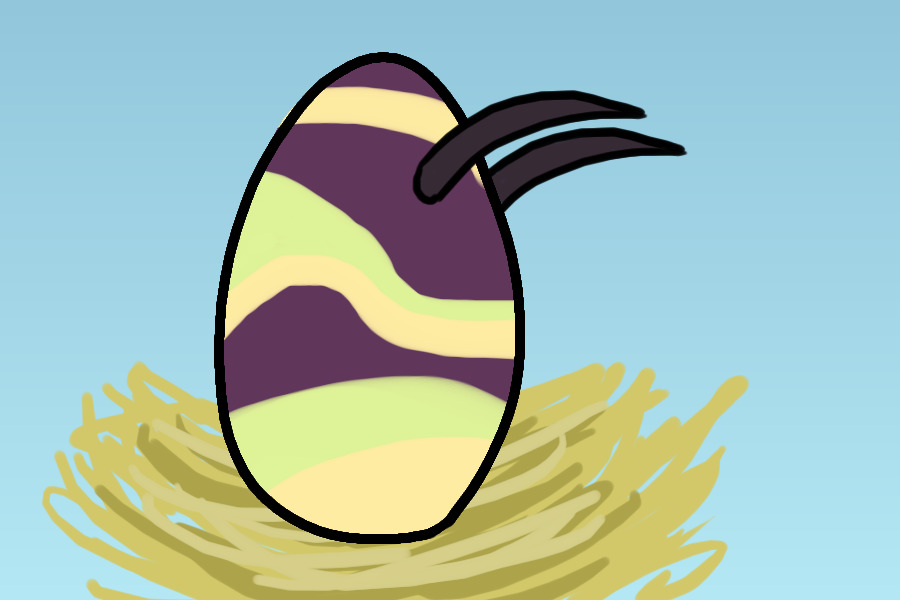 Coloured egg