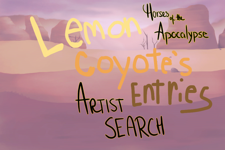 Lemon coyote's entries
