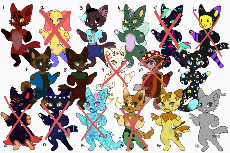 Anthro Adopts [7/16] for C$20