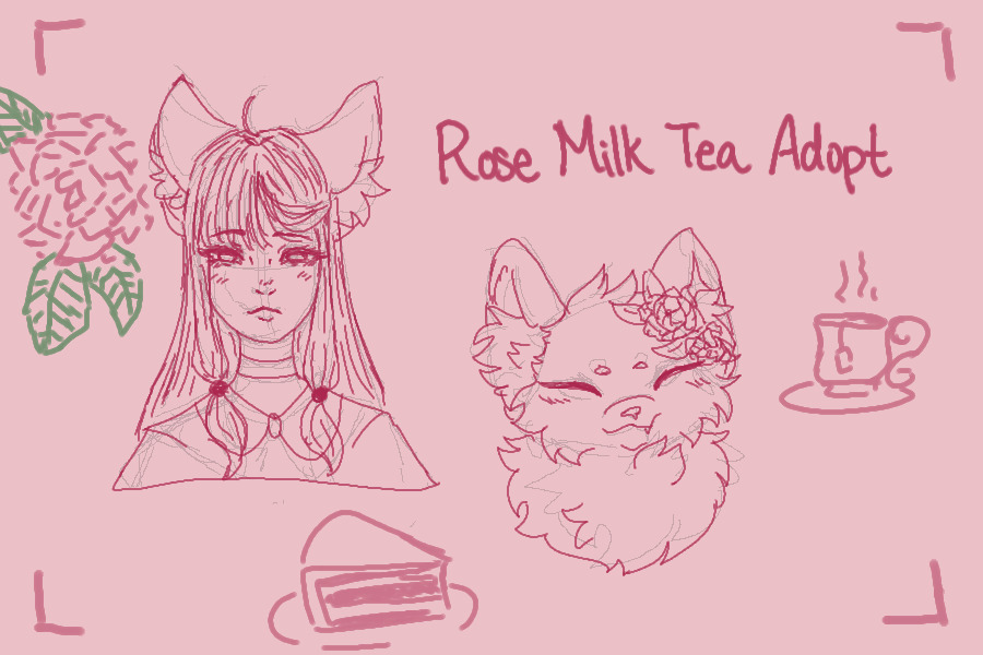 rose milk tea fox [open]