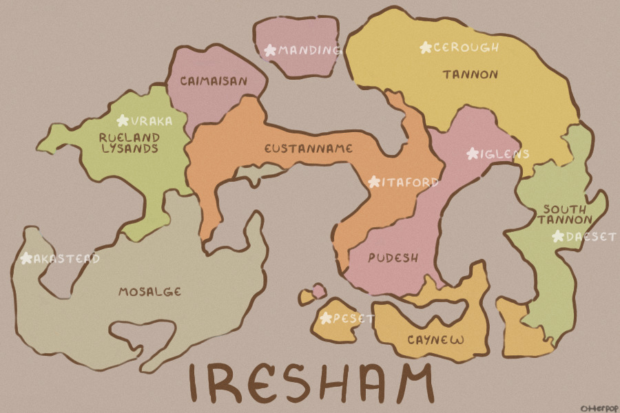 Map of Iresham