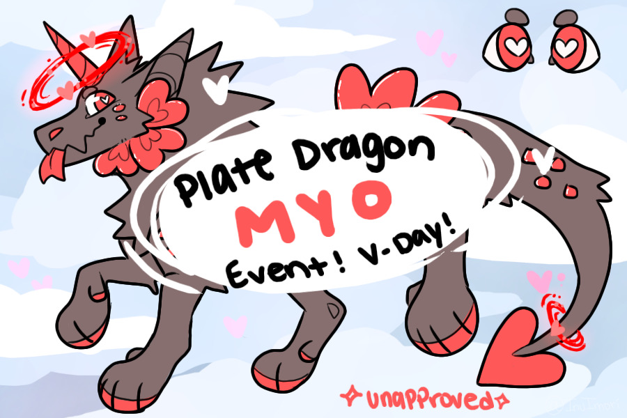 Plate Dragon MYO Event! - VDAY | CLOSED