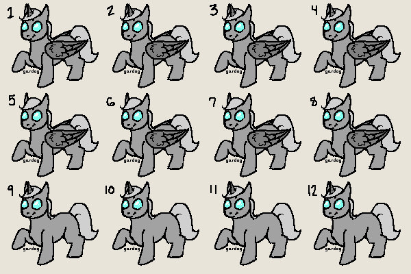 F2U Pixel Pony Adopt Sheet