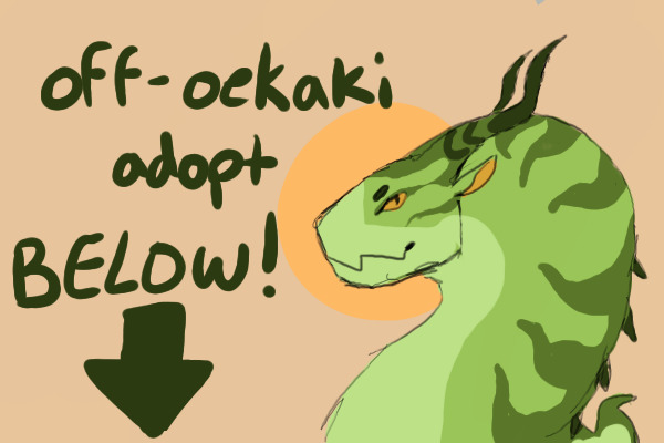 striped mossy dragon adoptable (auction)
