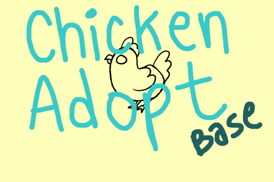 Chicken Adopts Base lineart