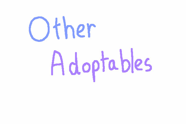 Other Adoptables