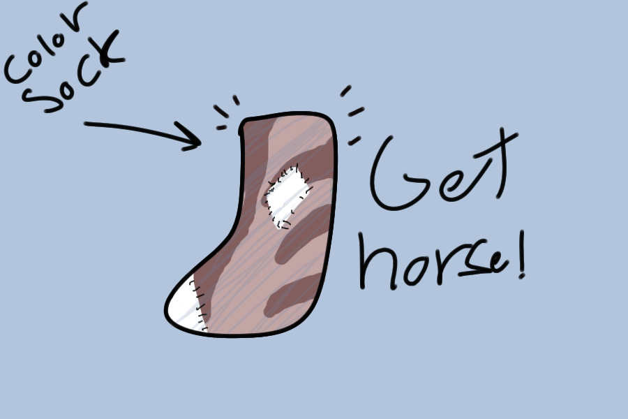 Color a sock, get a horse!! [| OPEN]