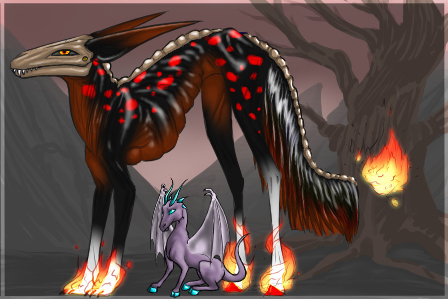 Flametail Hellund #62