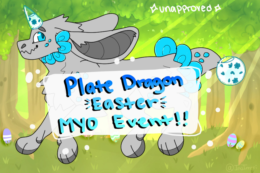 Plate Dragon Easter MYO Event - CLOSED