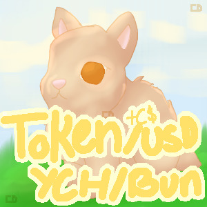 *NEW* Token/USD YCH & Custom Bunnies