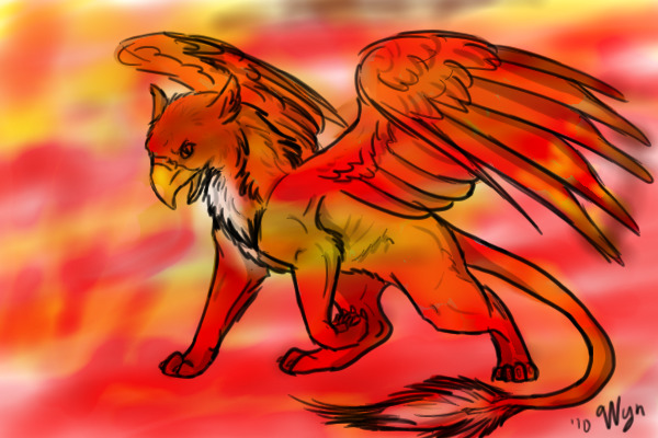 colored in griffon