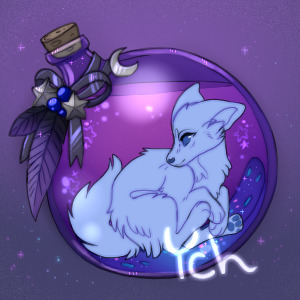 Bottle of stars - ych - Closed for now