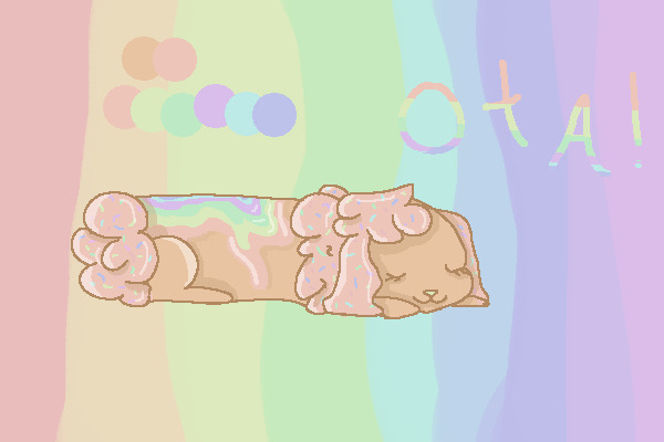 Sleepy ice-cream bunny ota!