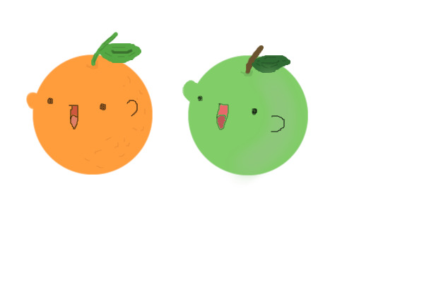 Orange and Green(: