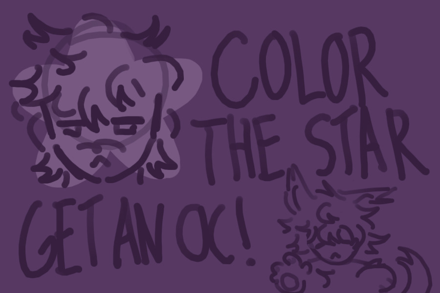 Color the Star - Get an OC !!! :3