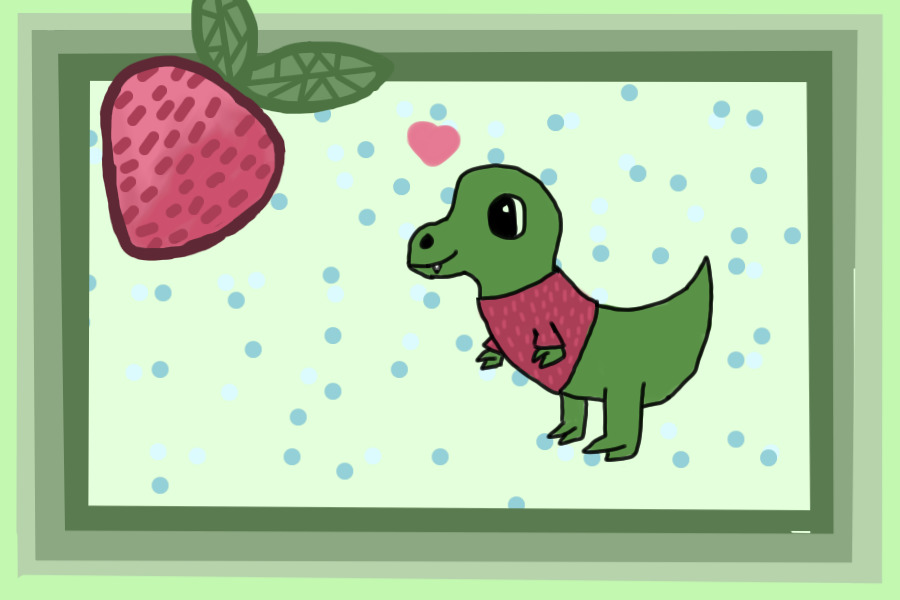 Strawberry Dinosaur