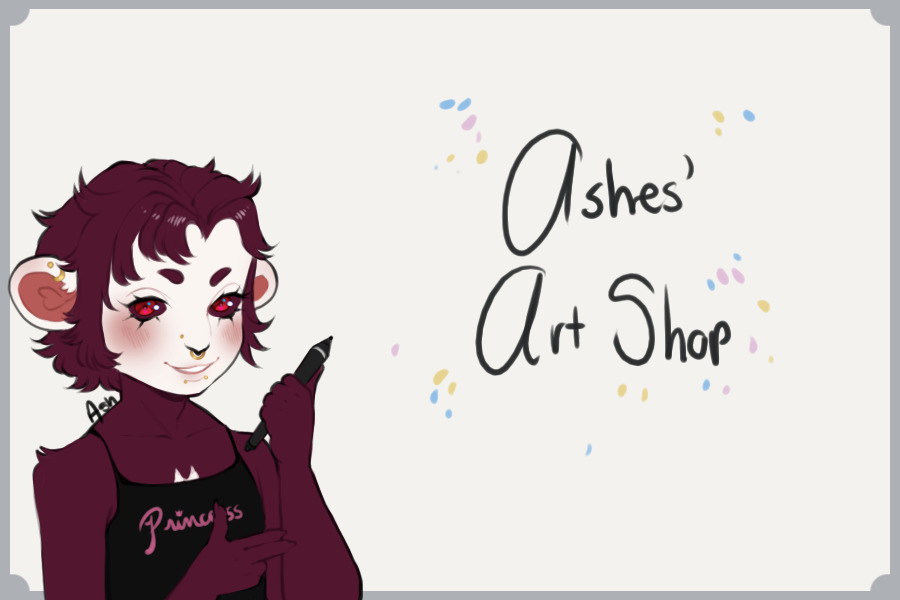 ✧Ashes' Art Shop : OPEN for USD~!