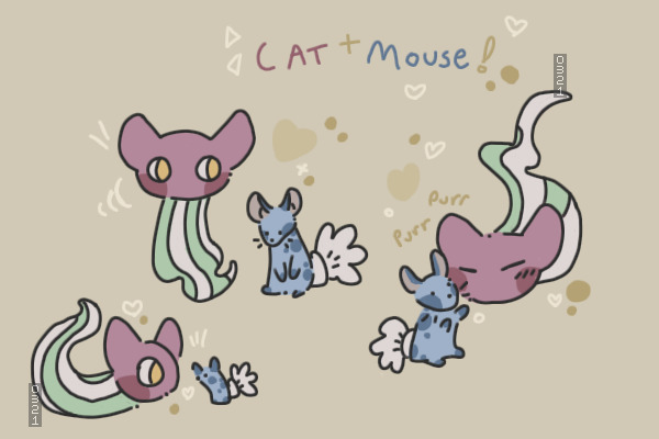 ``  cat & mouse!
