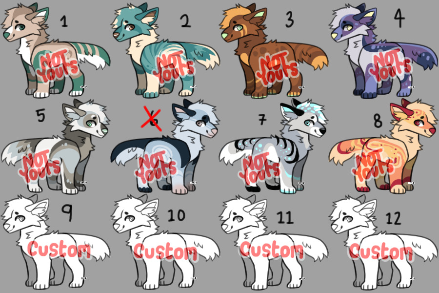Adoptables For USD/C$ WILL ACCEPT TOKENS!