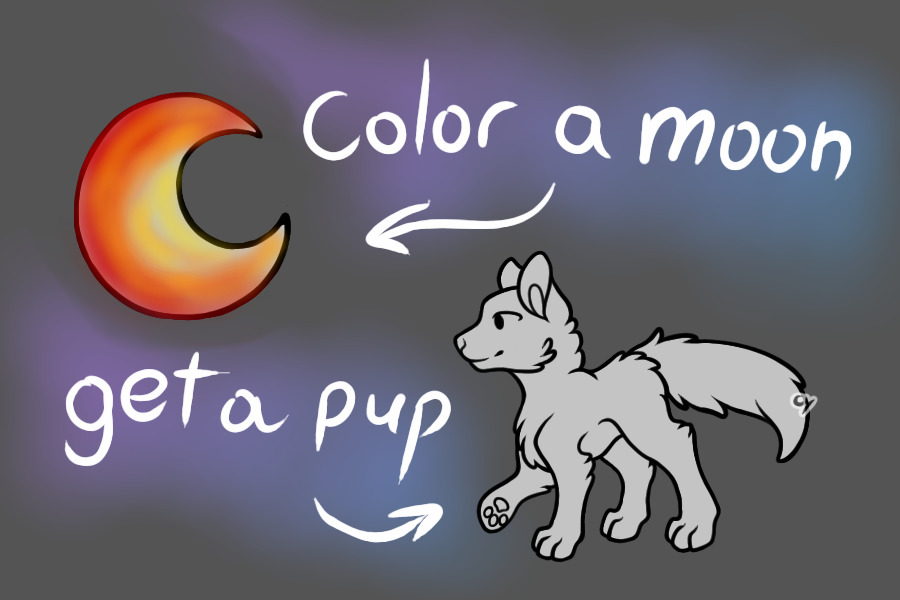 Moon colored in~~