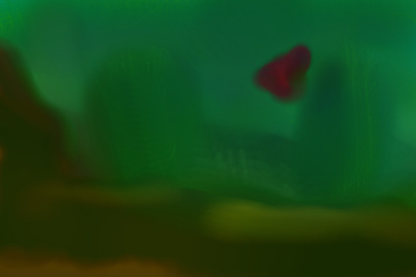 uh i think thats a fish? (1 layer no eraser challenge)