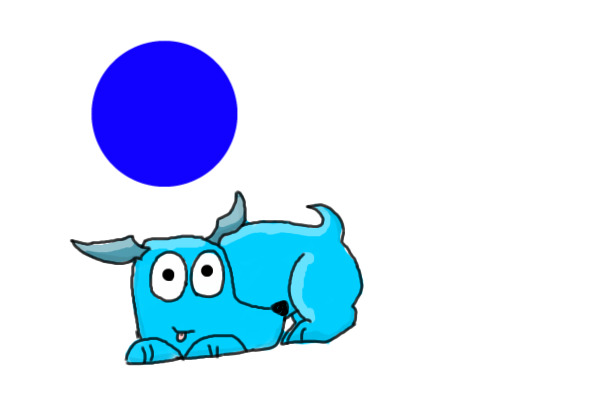 Blue pup