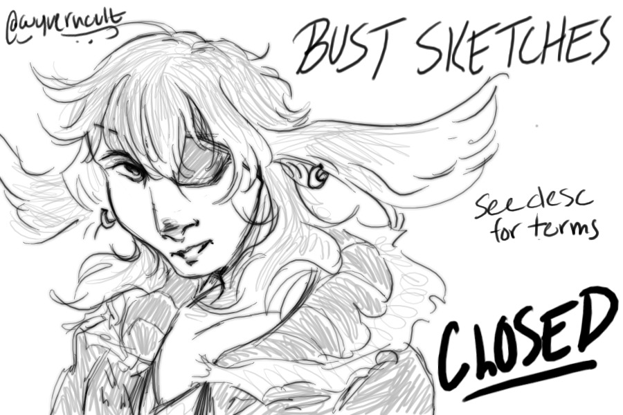> BUST SKETCHES FOR SALE - CLOSED