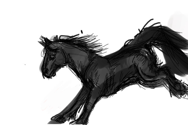 Silly pony sketch