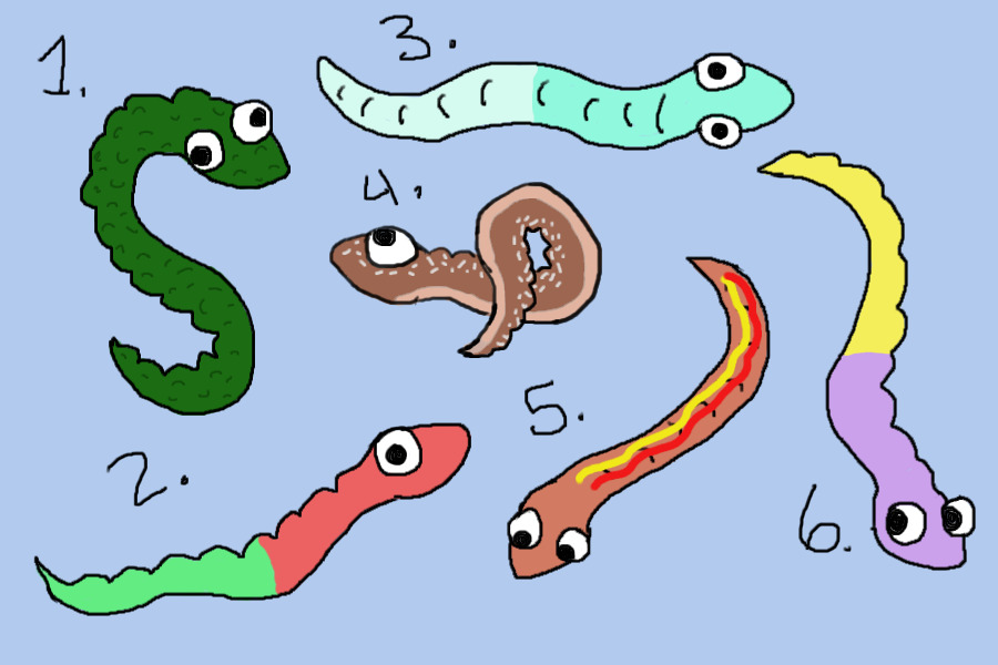 1 C$ Gummy Worm Adopts