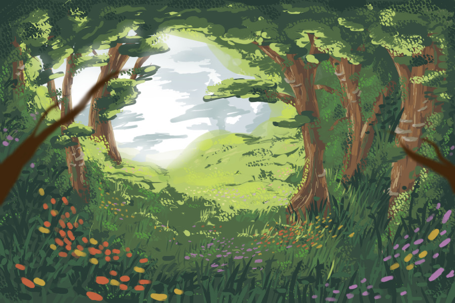 a landscape - gift 4 a friend, no characters