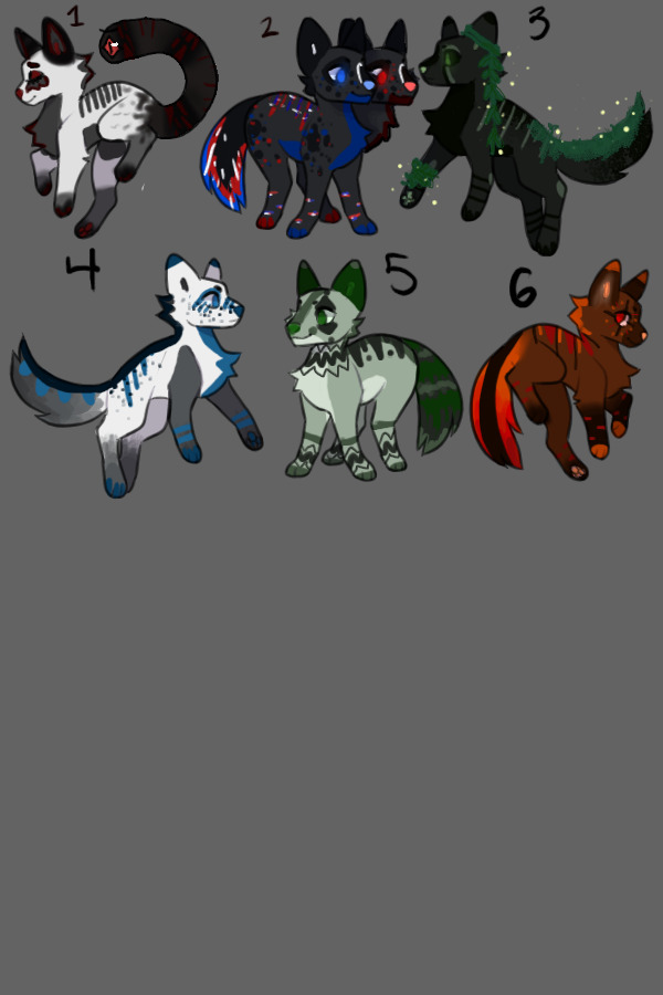 6 dog/creature adopts!