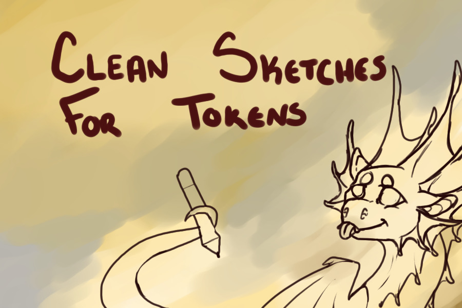 Clean Sketches for Tokens!