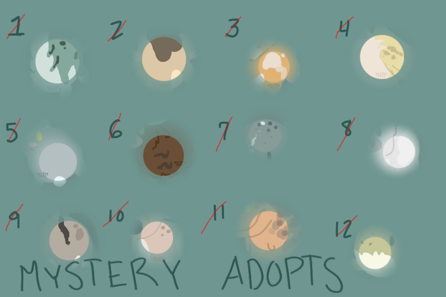 Mystery Adopts - Closed