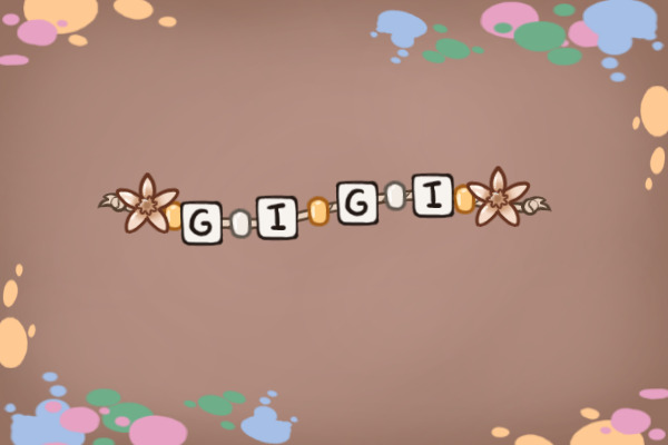 Friendship Bracelet For Gigi!
