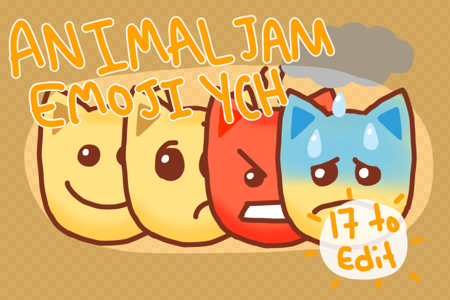 Animal jam emoji YCH