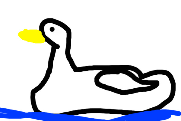 Badly drawn swan